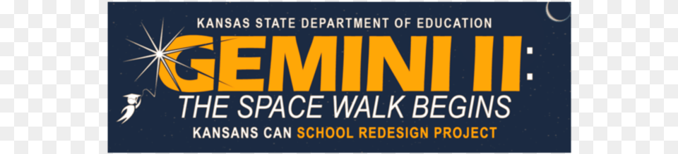 Kansas State Department Of Education Gemini Ii Printing, Advertisement, Logo, Poster Png