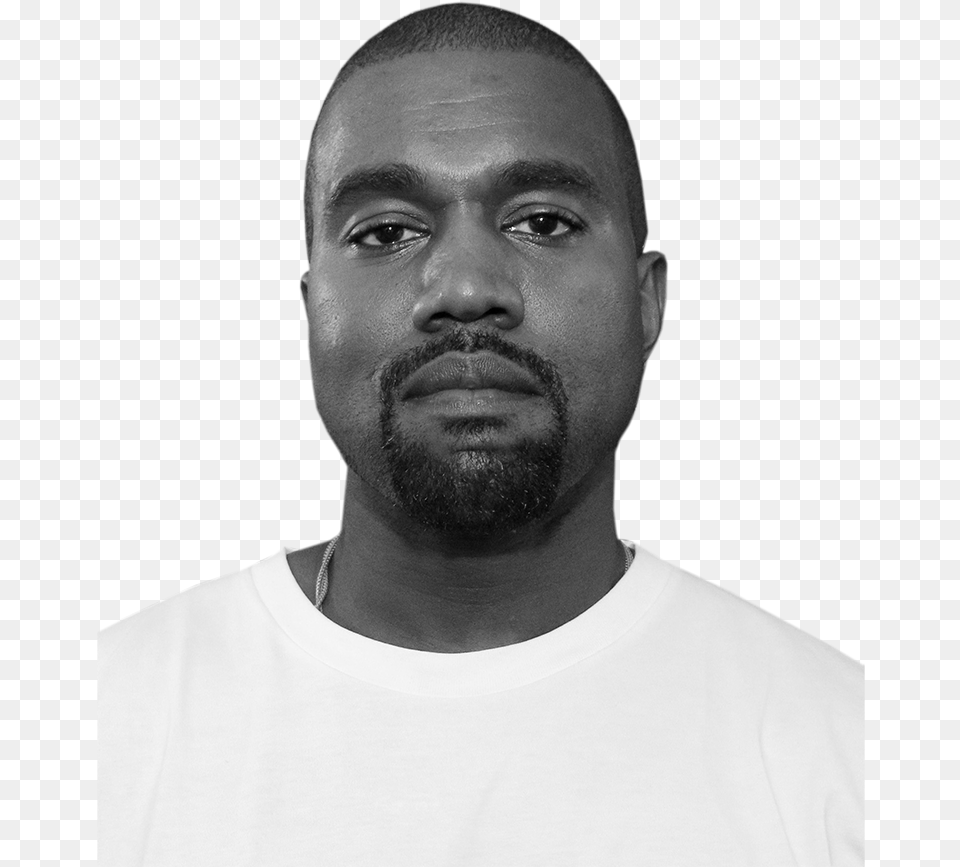Kanye Face Kanye Black And White, Adult, Photography, Person, Neck Png Image