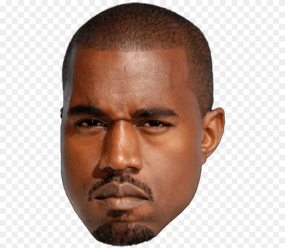 Kanye West, Face, Frown, Head, Sad Png Image