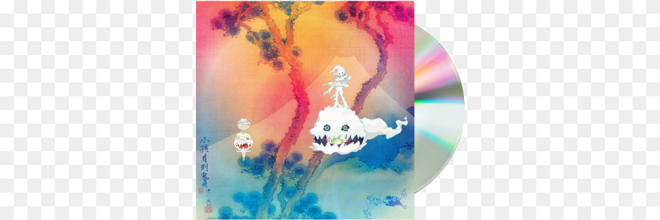 Kanye West Amp Kid Cudi Kids See Ghosts Vinyl, Graphics, Art, Painting, Wedding Free Png Download