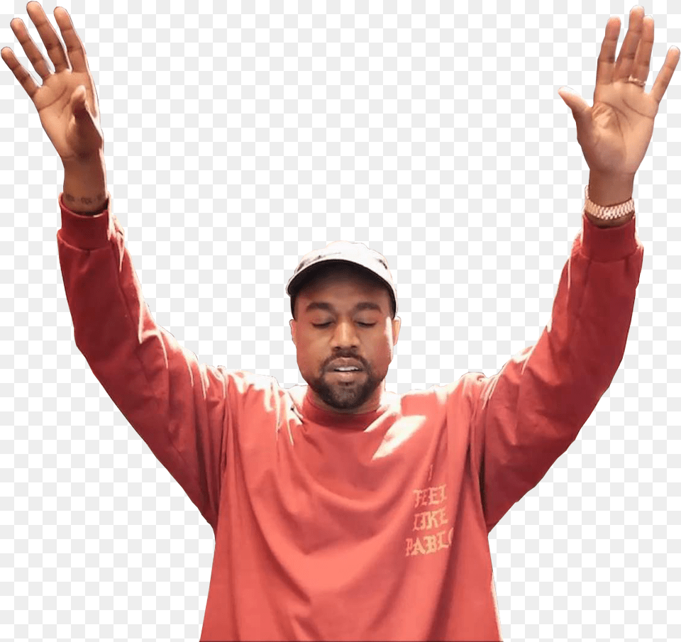 Kanye West Artist Graduation The Life Of Pablo Kanye West Background, Face, Happy, Head, Person Free Png