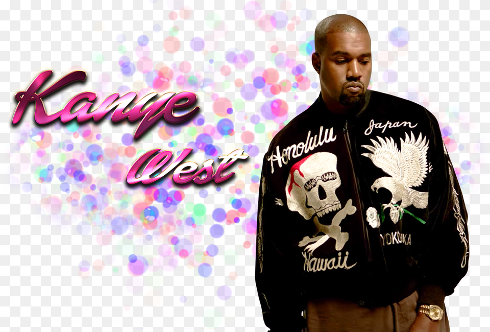 Kanye West Background, T-shirt, Clothing, Person, Man Png Image
