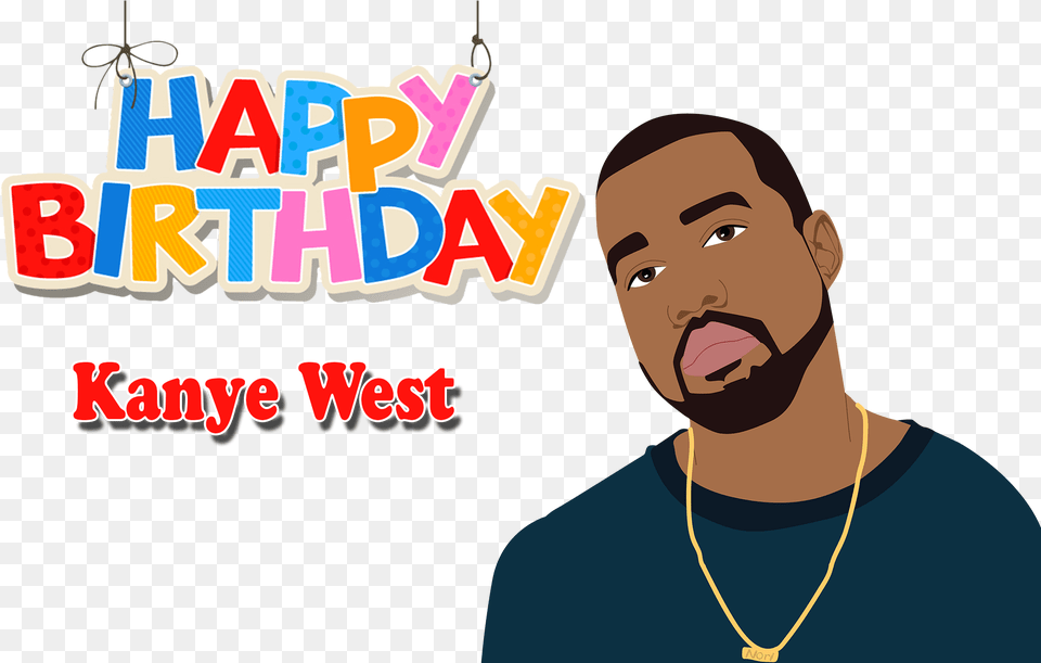 Kanye West Download Illustration, Adult, Male, Man, Person Free Png