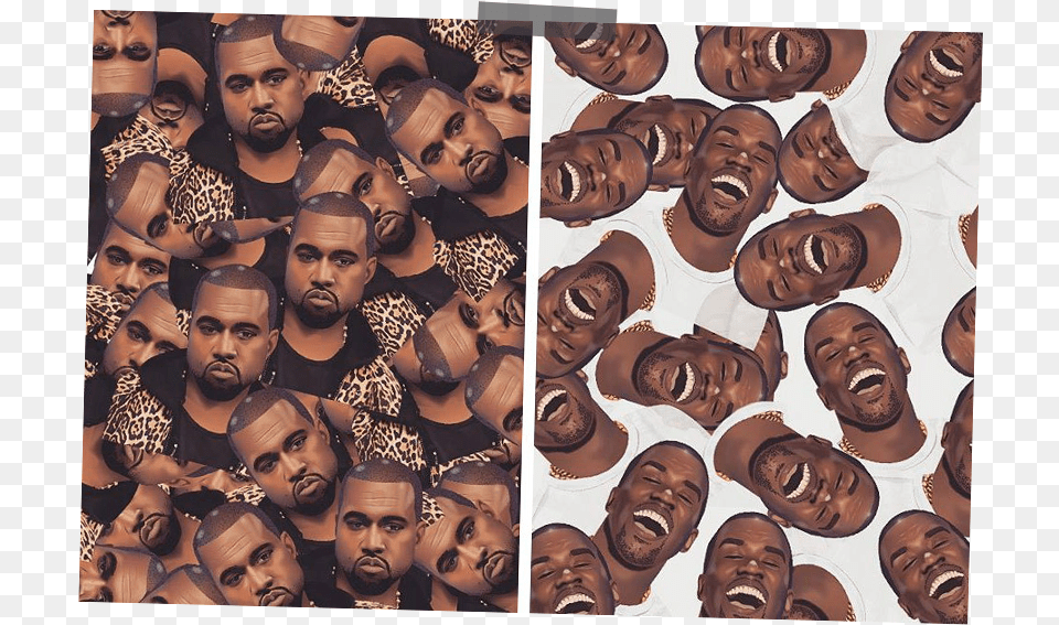 Kanye West Emojis Kimoji Iphone Wallapper, Art, Head, Person, Collage Png
