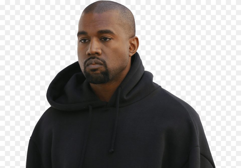 Kanye West Head Kanye West, Sweatshirt, Sweater, Knitwear, Hoodie Free Transparent Png