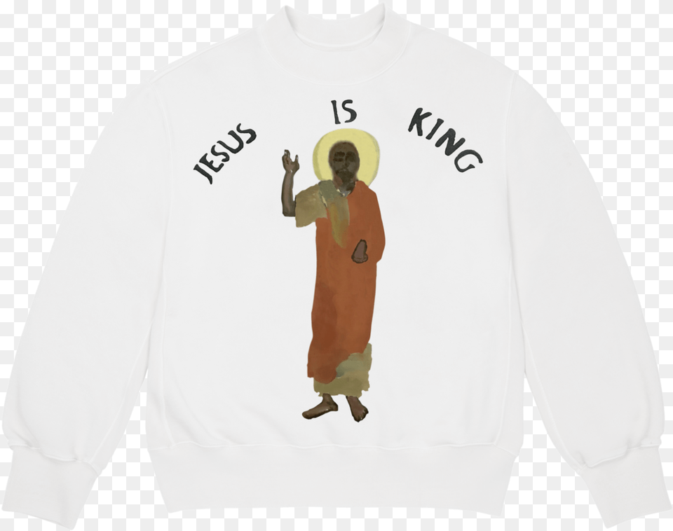 Kanye West Jesus Is King Merch, Clothing, Sweatshirt, Sweater, Sleeve Free Png