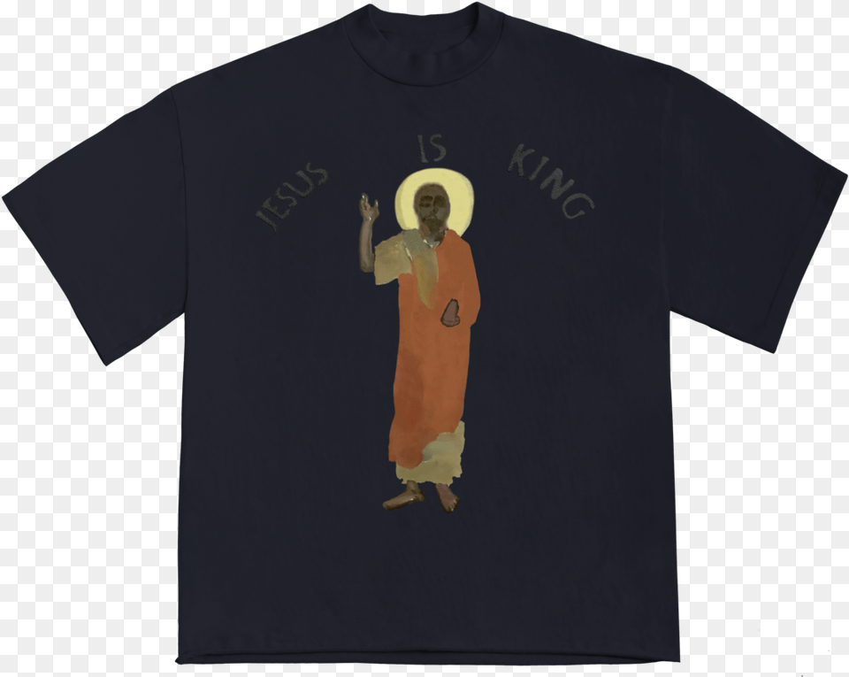 Kanye West Jesus Is King Merch, Clothing, T-shirt, Adult, Person Png Image