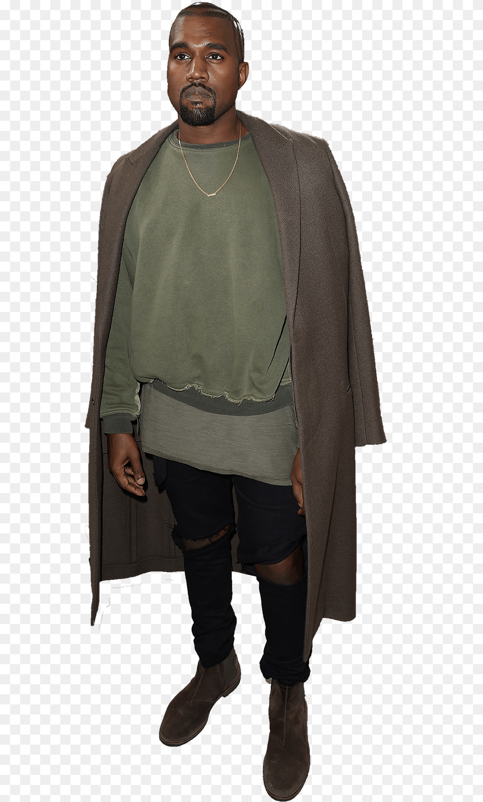 Kanye West Standing Transparent Kanye, Fashion, Male, Person, Adult Png