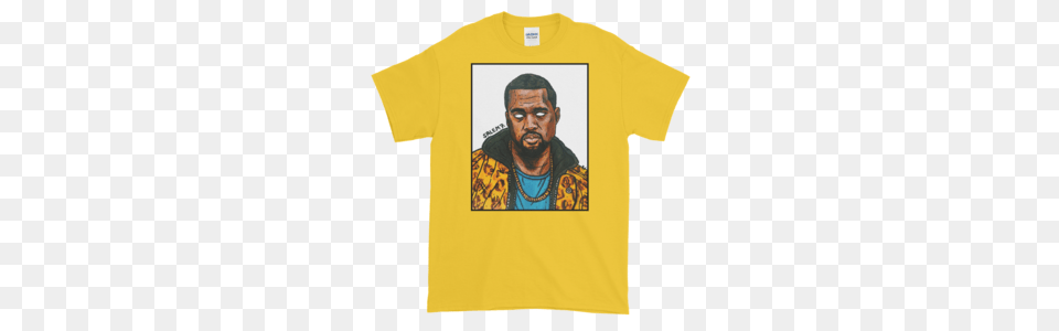 Kanye West Tee Salem, Clothing, T-shirt, Adult, Male Free Png