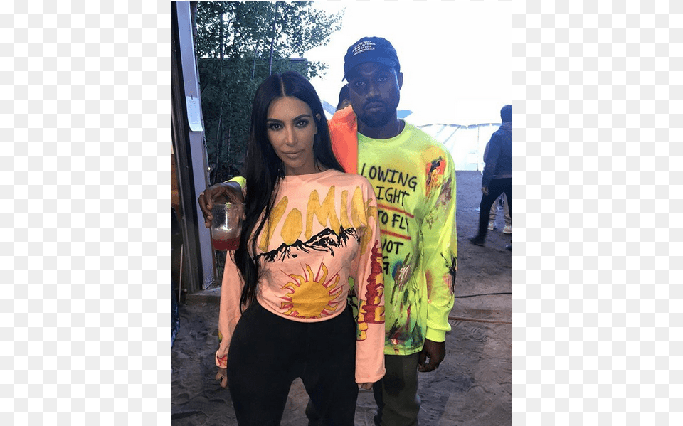 Kanye West Wyoming Tee, Clothing, T-shirt, Sleeve, Photobombing Png