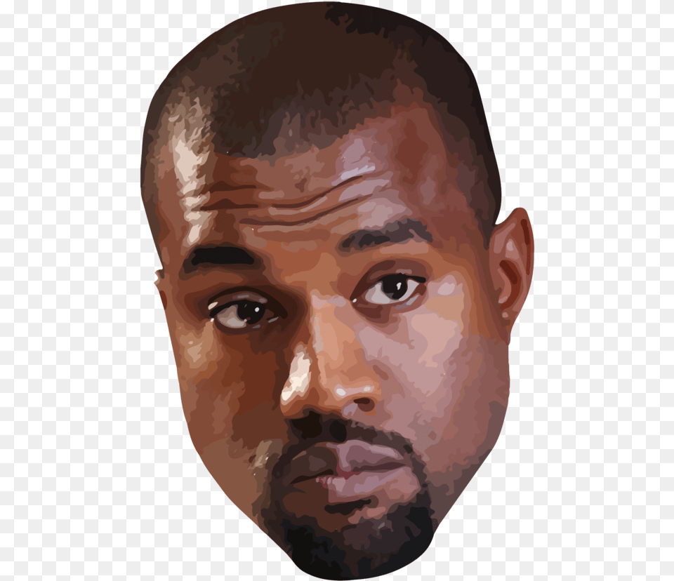 Kanye West Yeezus Clip Art Kanye West Face, Sad, Portrait, Frown, Head Png