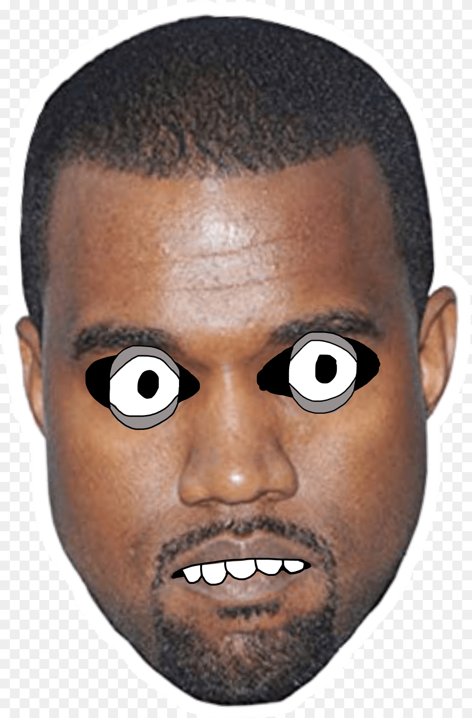 Kanyewest Kanye Kanye West Head Png Image