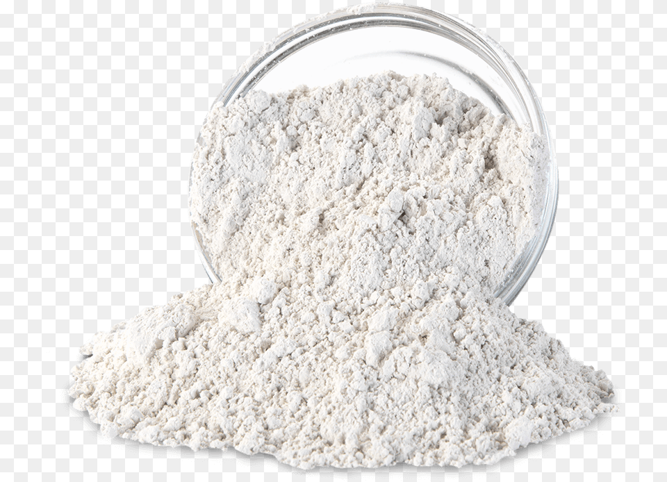 Kaolin White Clay, Flour, Food, Powder Free Png Download