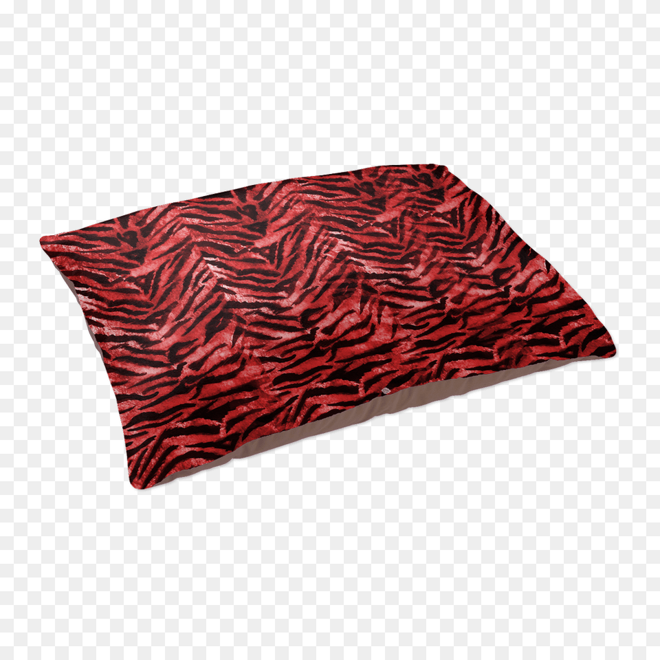Kaori Red Tiger Striped Customizable Pet Bed, Cushion, Home Decor, Pillow Free Transparent Png