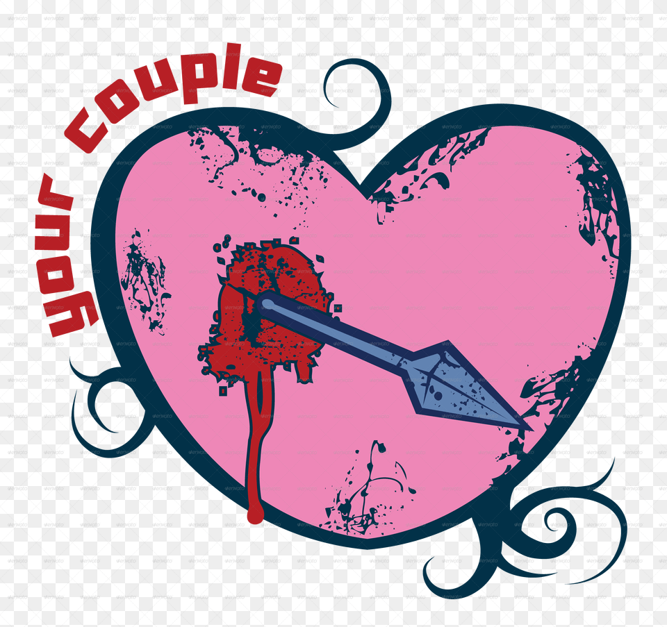 Kaos Preview Couple Love Tshirt F T Shirt Logo Design For Couple, Weapon, Adult, Female, Person Free Transparent Png