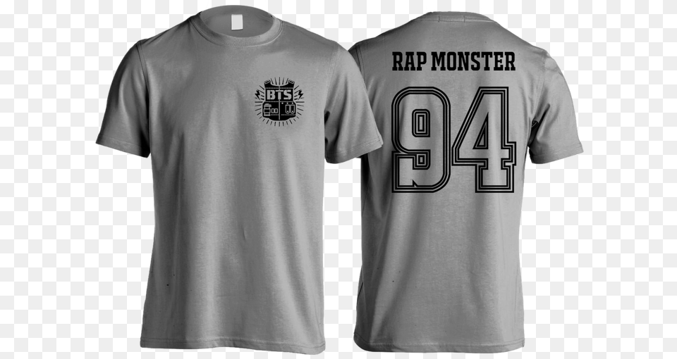 Kaos Rap Monster Baju Bts Shirt Bangtan Boys Army Active Shirt, Clothing, T-shirt Free Png Download