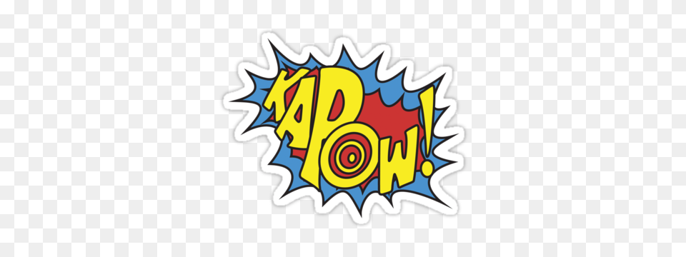 Kapow, Sticker, Dynamite, Weapon Png Image