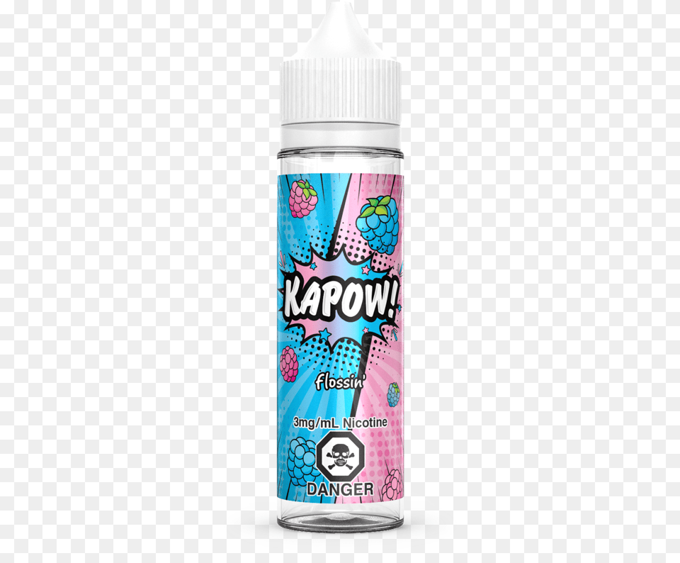 Kapow 60ml Kapow Vape Juice, Bottle, Shaker, Tin Png