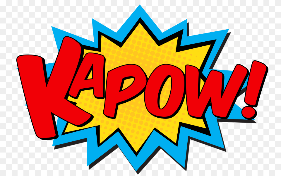 Kapow Superhero Marvel Dcfreetoedit, Art, Dynamite, Weapon Png Image