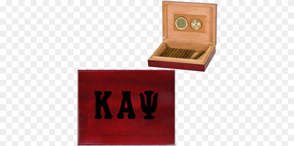 Kappa Alpha Psi Humidor Laser Engraved Uniquelaserengraving Rosewood Piano Finish Humidor, Box, Crate Png Image