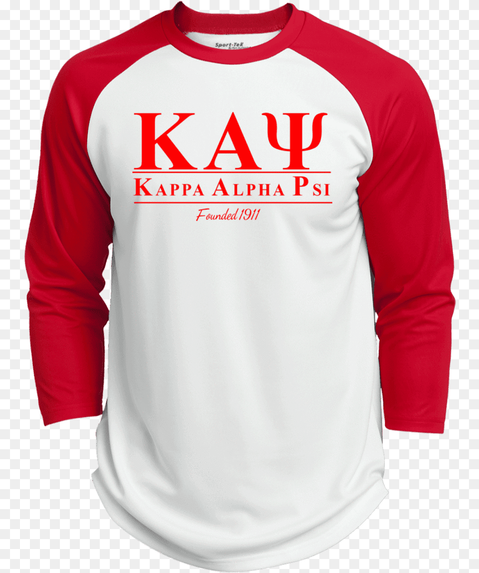Kappa Alpha Psi Raglan Kappa Alpha Psi Shirt, Clothing, Long Sleeve, Sleeve, Adult Png Image