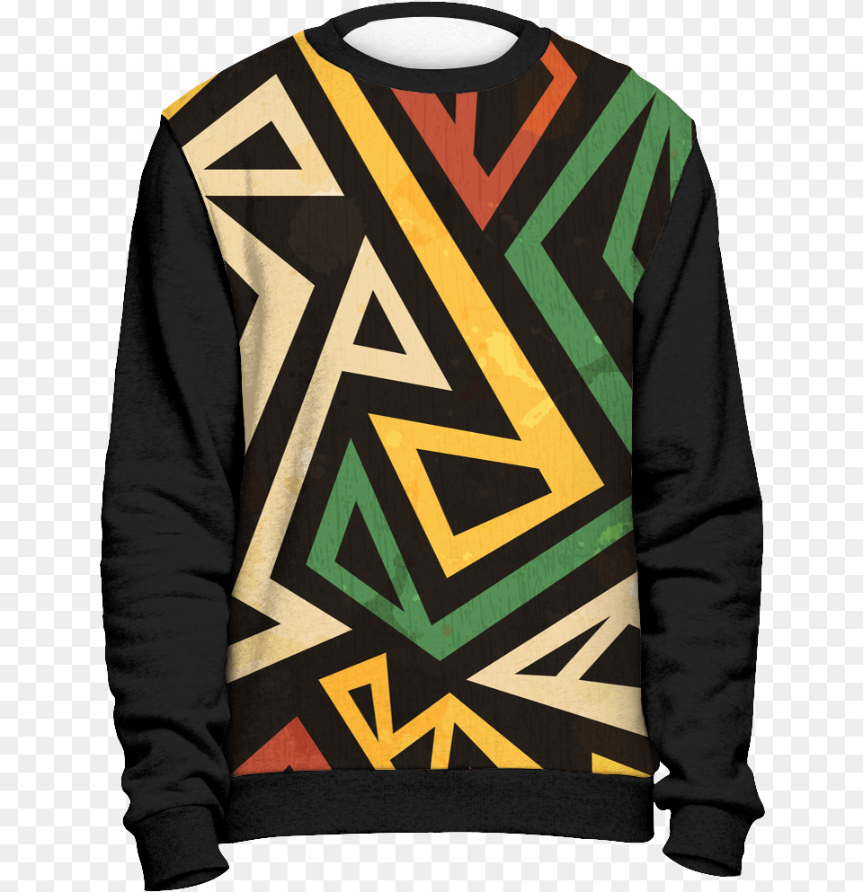 Kappa Alpha Psi Ugly Christmas Sweater Download African Print Art, Sweatshirt, Clothing, Knitwear, Hoodie Png