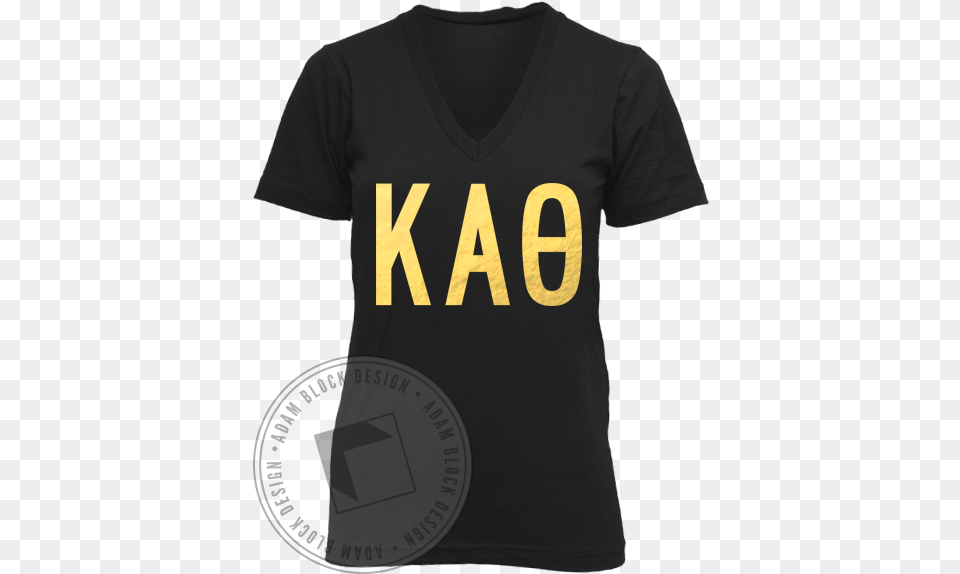 Kappa Alpha Theta Golden Ticket Vneck Strawberry Fields Forever Zta, Clothing, T-shirt, Shirt Free Png Download