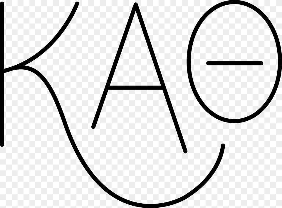 Kappa Alpha Theta Line Art, Triangle, Text, Symbol Free Png Download