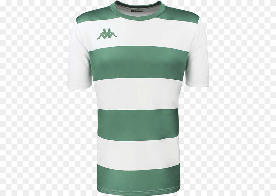 Kappa Casernhor Match Shirt In Short Sleeve With Green Kappa Casernhor, Clothing, T-shirt, Jersey Free Png Download