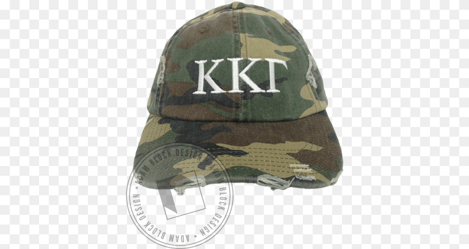 Kappa Kappa Gamma Simple Embroidered Camo Hat Kappa Kappa Gamma Camo Hat, Baseball Cap, Cap, Clothing, Military Png Image
