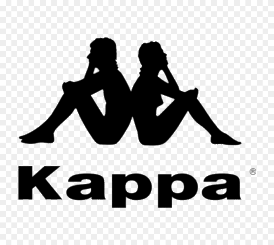 Kappa Logo Black, Adult, Female, Male, Man Free Transparent Png