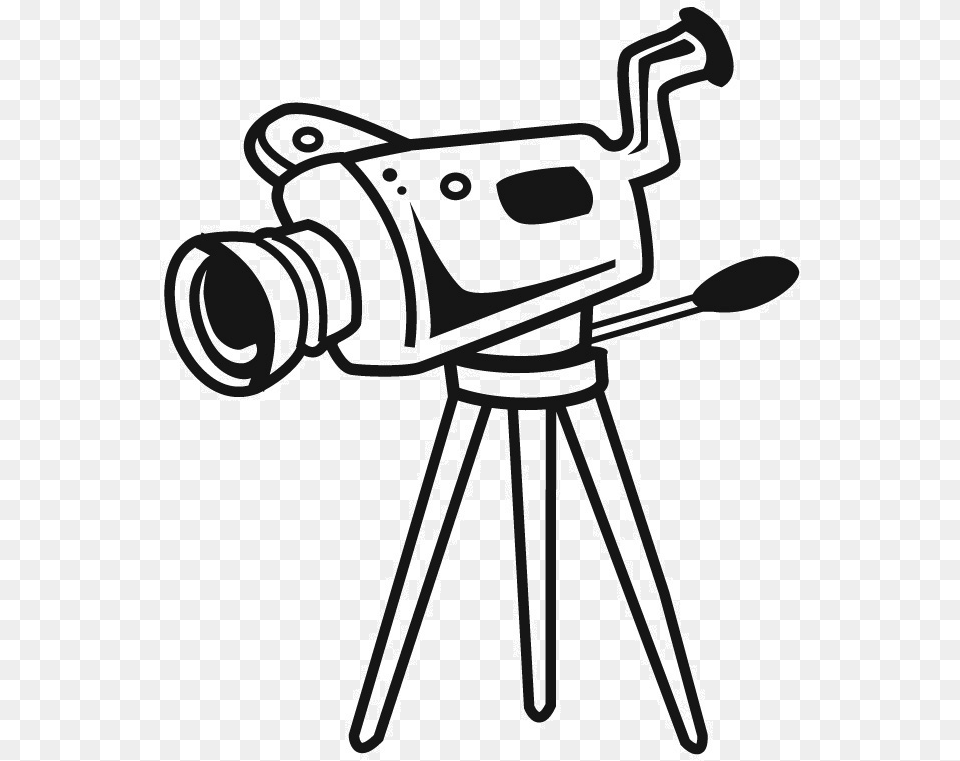 Karabin Farms Drawing Of Shooting Camera, Tripod, Electronics, Video Camera Png Image