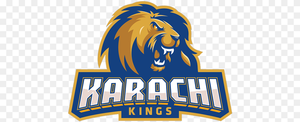 Karachi Kings Logo Karachi Kings Tiger, Animal, Lion, Mammal, Wildlife Free Transparent Png