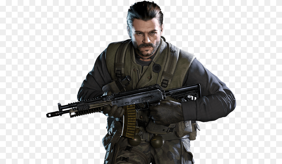 Karakter Cod Alex Mason Cod Mobile, Weapon, Firearm, Person, Adult Png