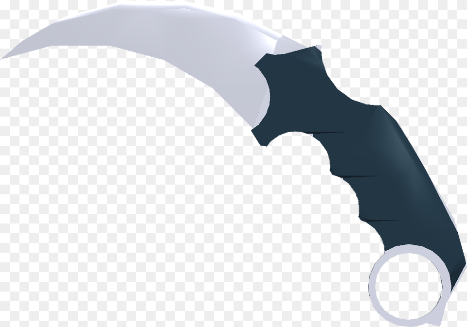 Karambit Roblox Phantom Forces Knife, Blade, Dagger, Weapon, Person Free Transparent Png