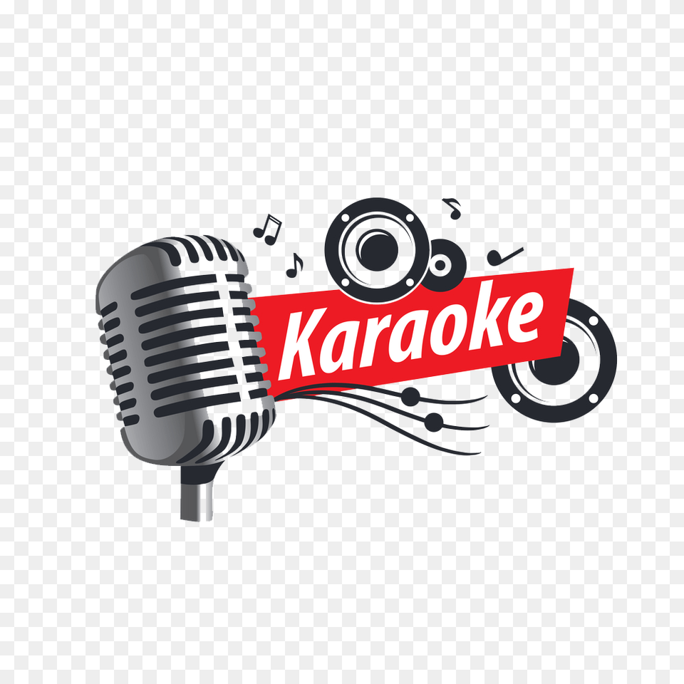 Karaok 2 Image Microphone Music Logo, Electrical Device, Machine, Wheel Free Png