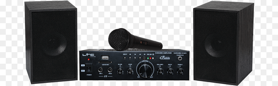 Karaoke Set 2 X 50w With Bluetooth Karaoke Set, Electronics, Speaker, Electrical Device, Microphone Free Png