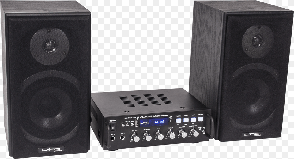 Karaoke Set 2 X 75w With Bluetooth Digital Karaok Mp3 Amplifier Star 4, Electronics, Speaker Png