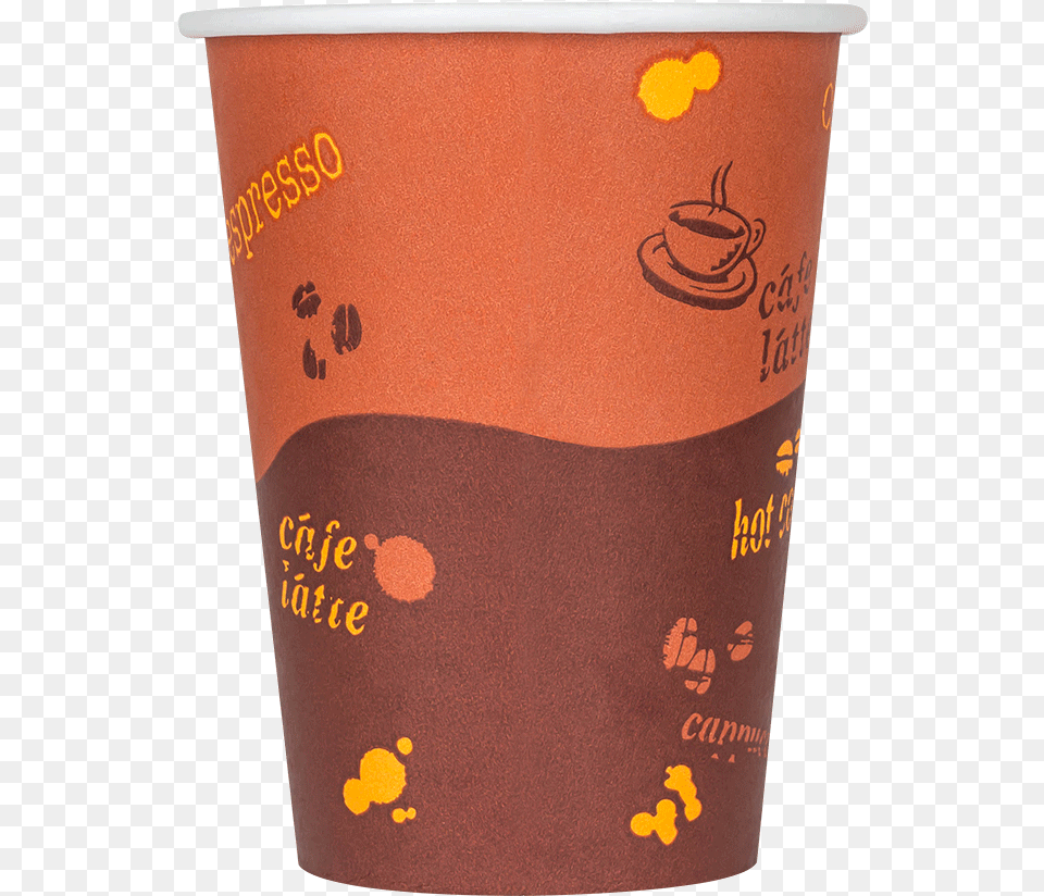 Karat 12oz Paper Hot Cups Coffee House, Cup, Can, Tin, Cream Png