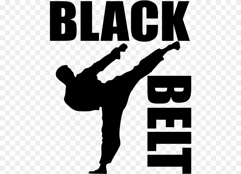 Karate America Black Belt Program Karate Black Belt Logo, Gray Png