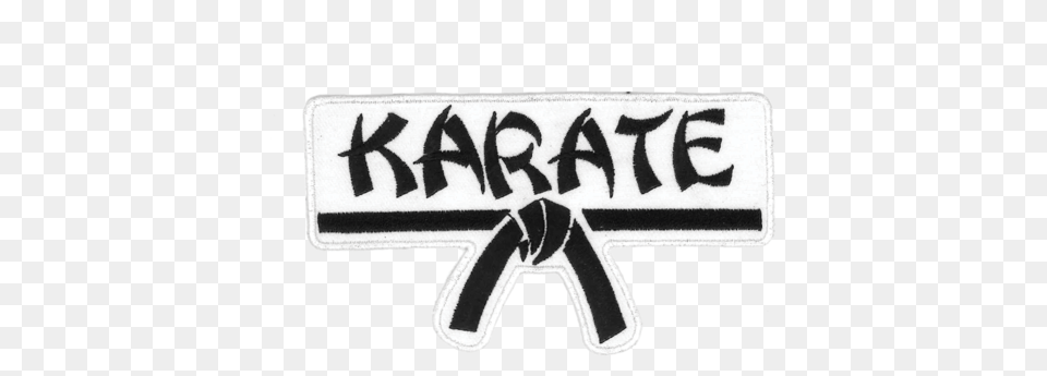 Karate Belt Patch Label, Symbol, Sign, Text, Animal Free Png Download