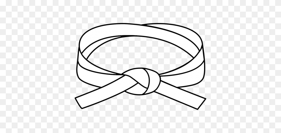 Karate Belt White Illustration Graphic, Knot, Appliance, Blow Dryer, Device Free Transparent Png