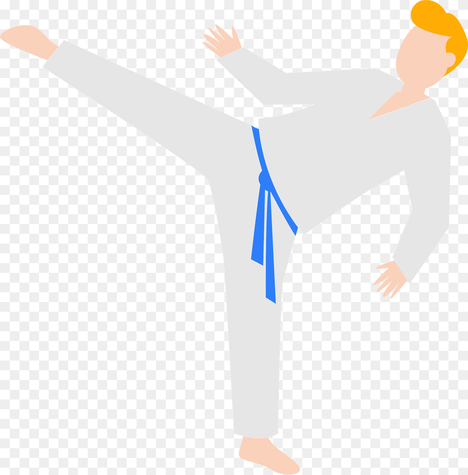 Karate Clipart, Martial Arts, Person, Sport, Kicking Png Image