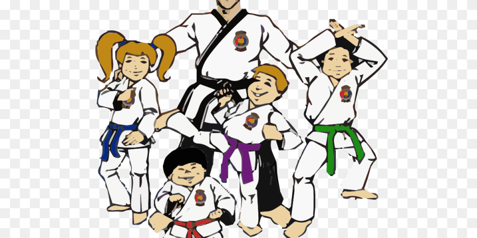 Karate Clipart Group, Martial Arts, Person, Sport, Baby Png