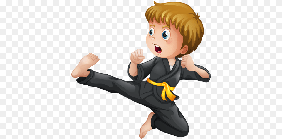 Karate Clipart Karate Kid Clipart, Baby, Person, Face, Head Png Image