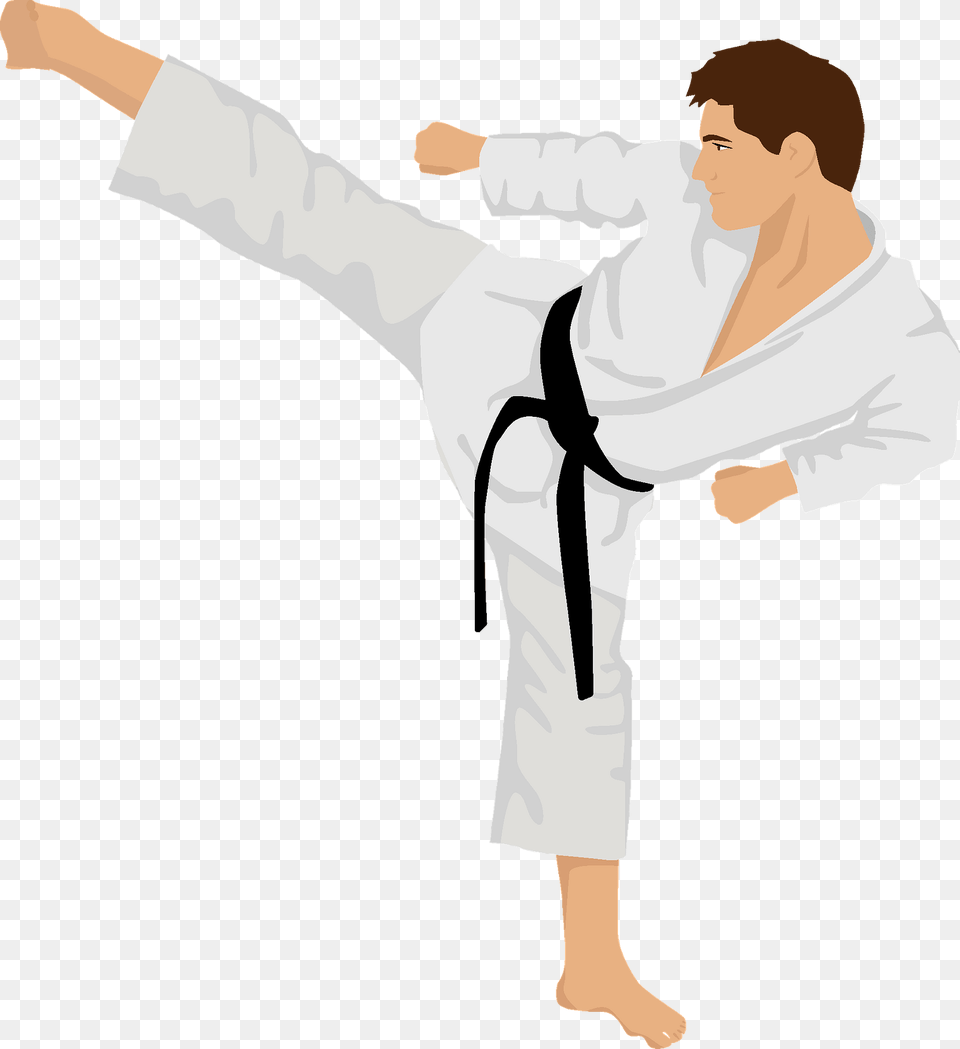 Karate Fighter Clipart, Sport, Person, Martial Arts, Man Free Transparent Png