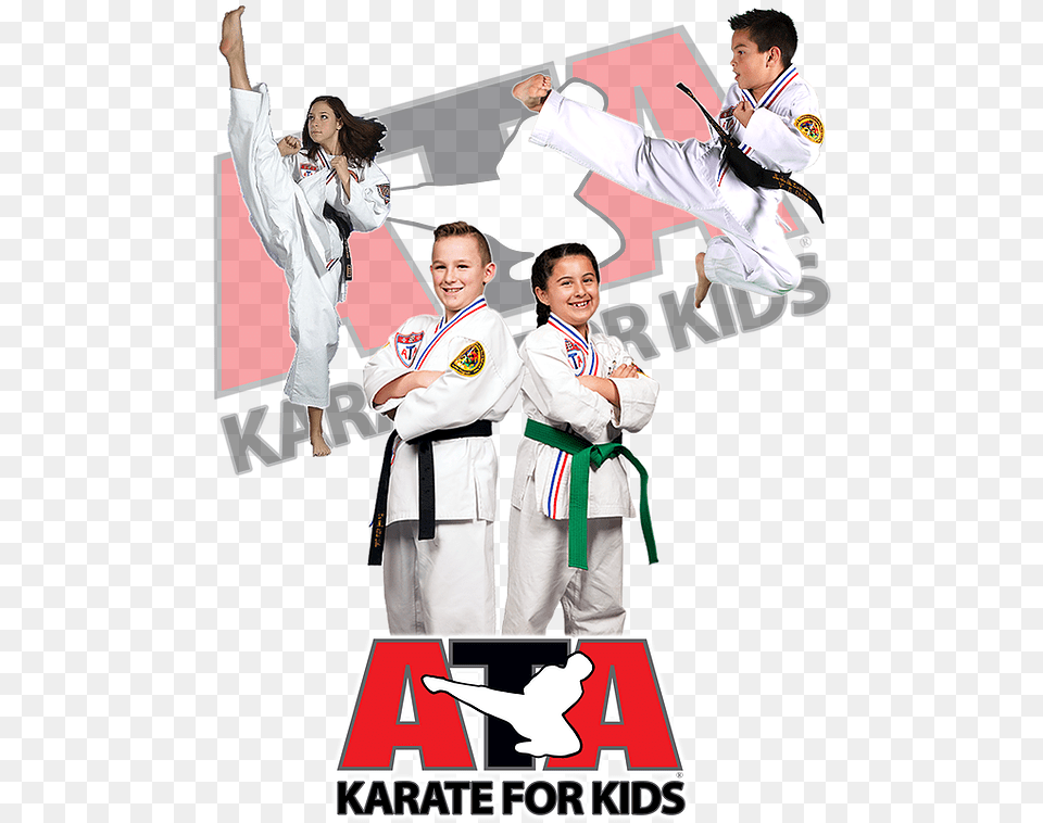Karate For Kids For Ages 7 12 Ata Martial Arts, Sport, Person, Martial Arts, Adult Free Png Download