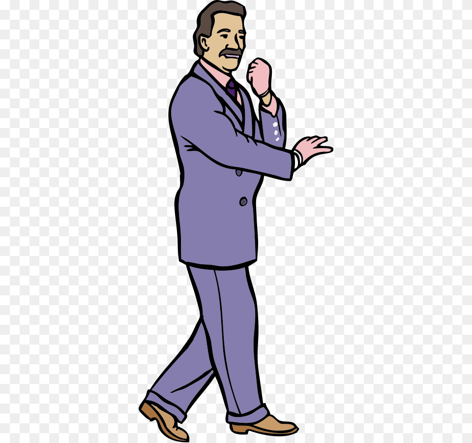 Karate Guy In A Fashionable Purple Suit W Gloves Clip Arts, Adult, Person, Man, Male Free Transparent Png
