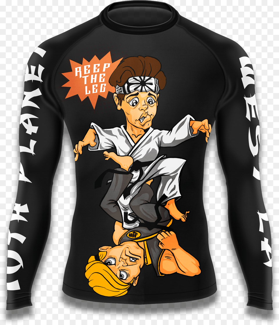 Karate Kid Rashguard Black Karate Kid Rash Guard Png Image