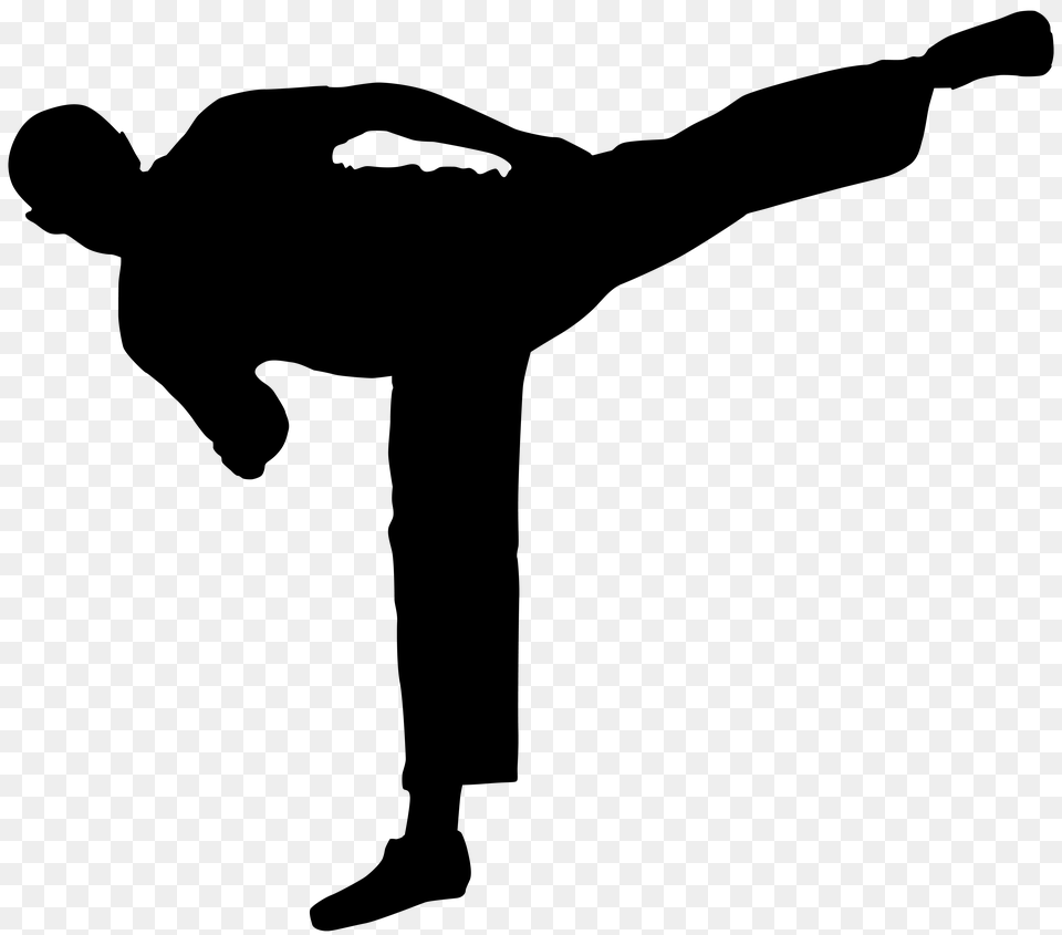 Karate Master Silhouette Clip Art Gallery, Lighting Free Png Download